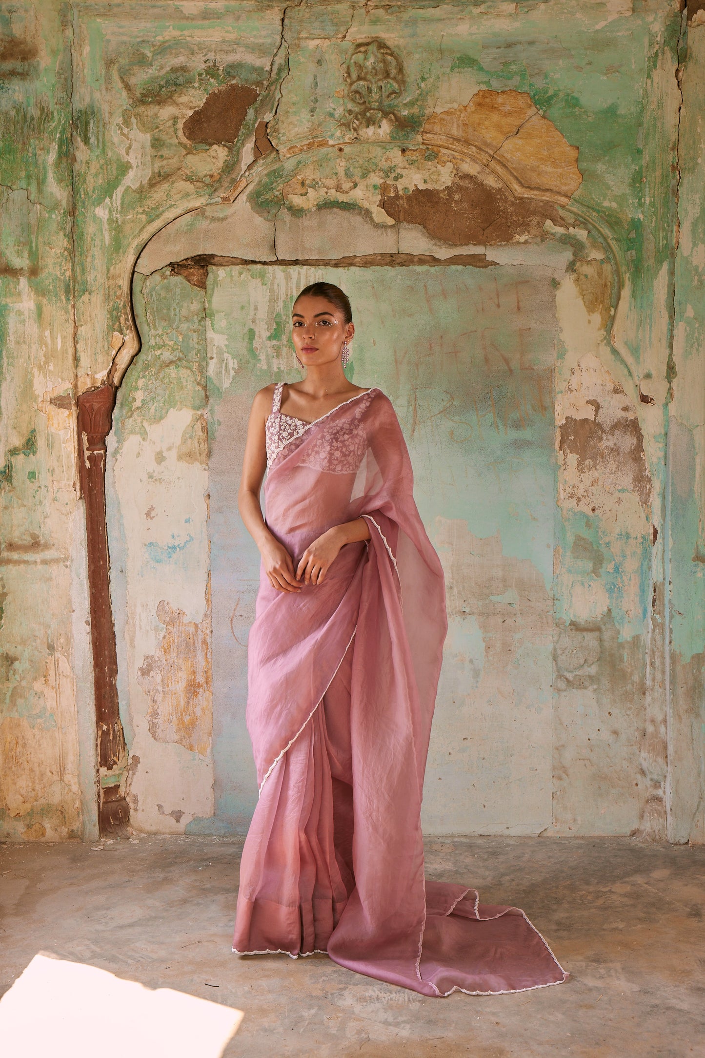 MAUVE SAREE