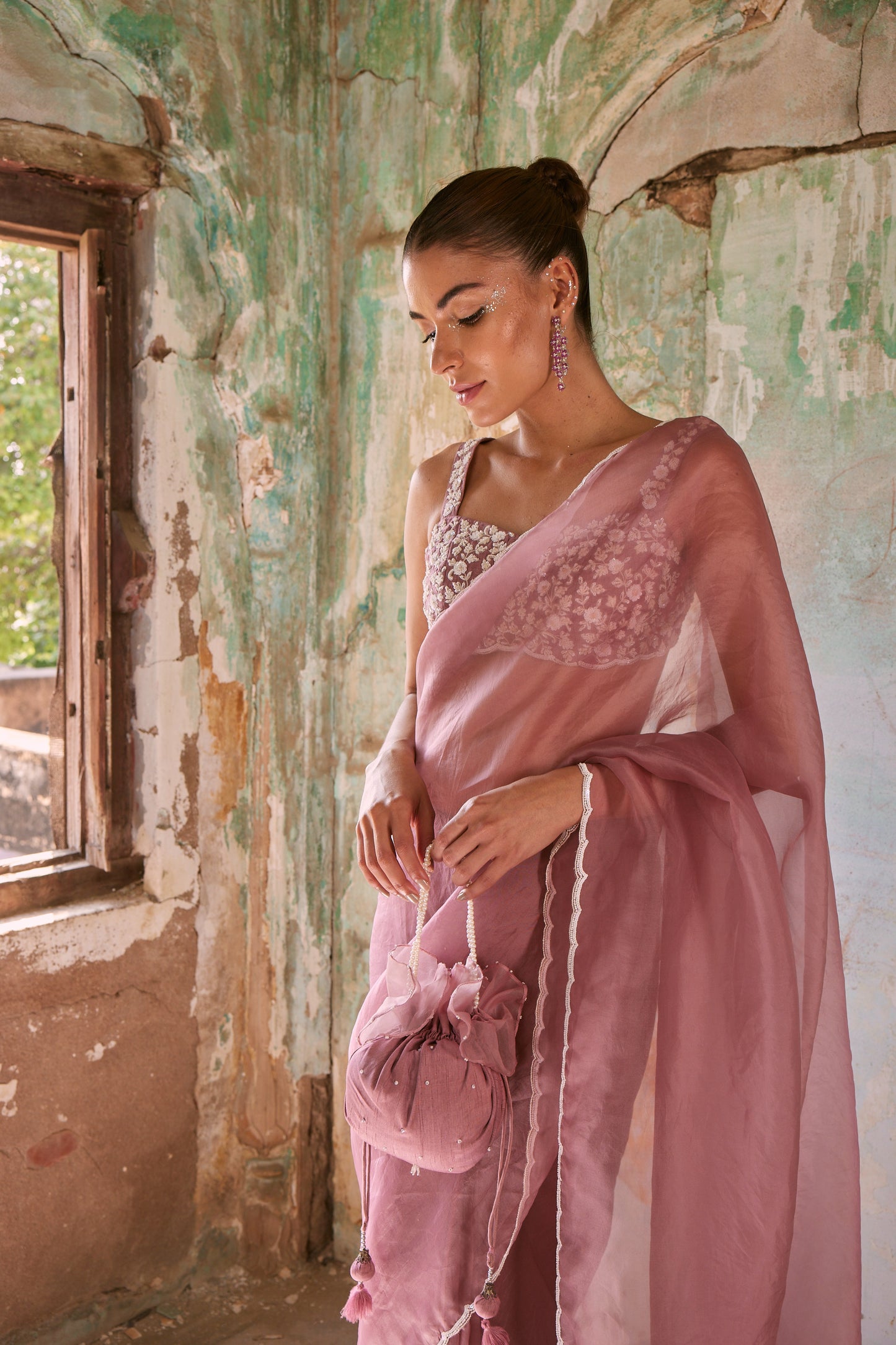 MAUVE SAREE