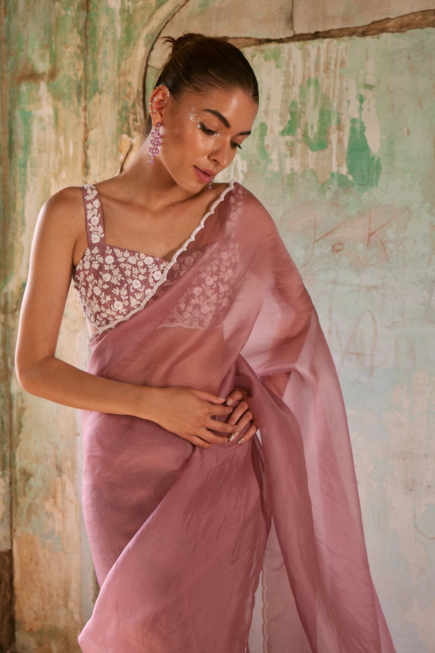 MAUVE SAREE