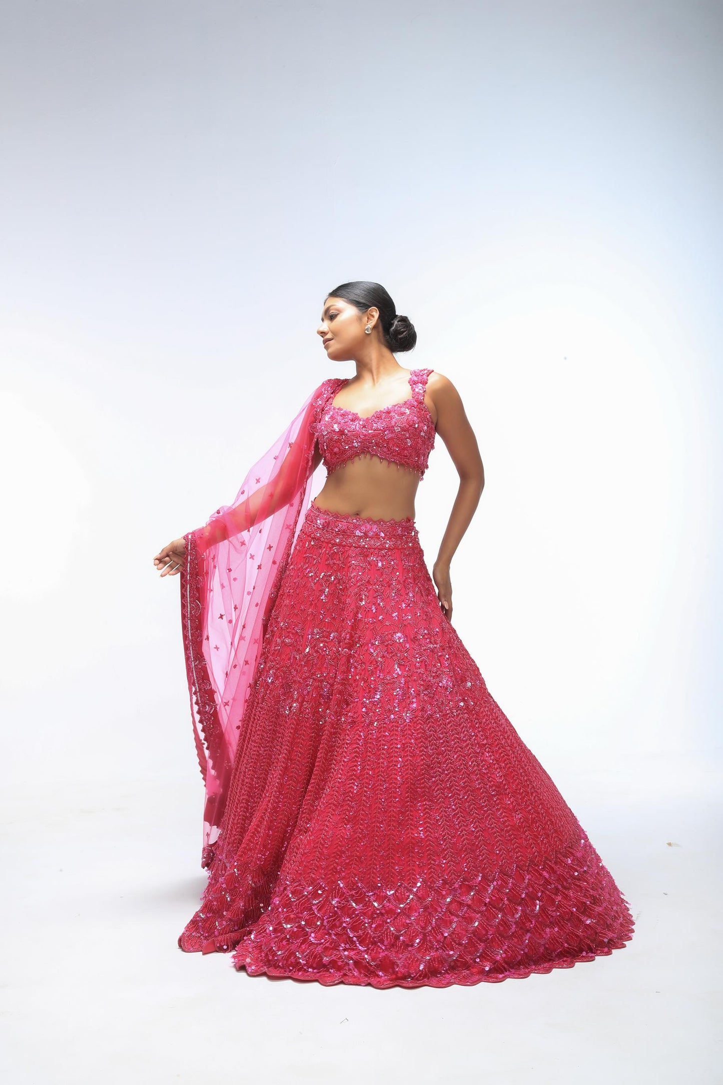 PINK EMBER LAGOON LEHENGA