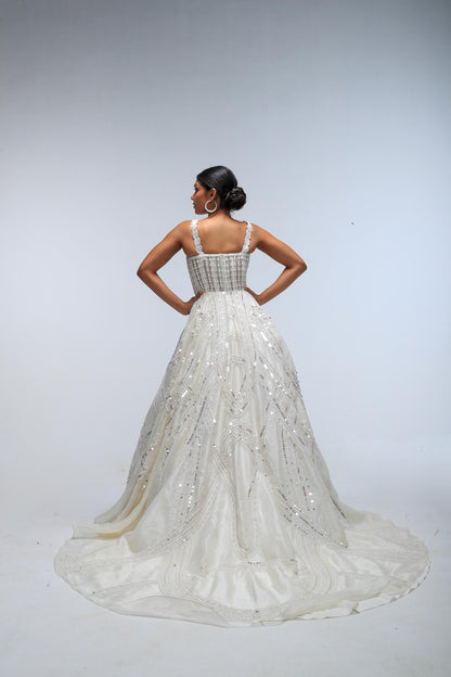 IVORY ILLUME MOONWAVE GOWN