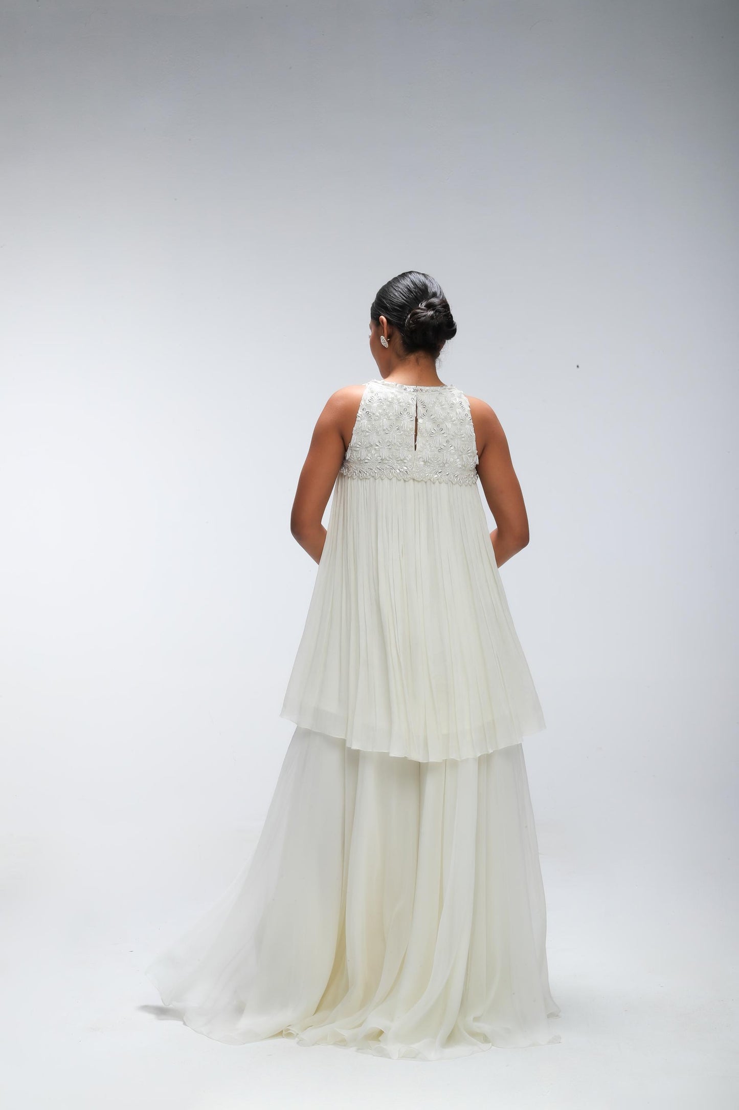 IVORY ILLUME GLOW SHARARA SET