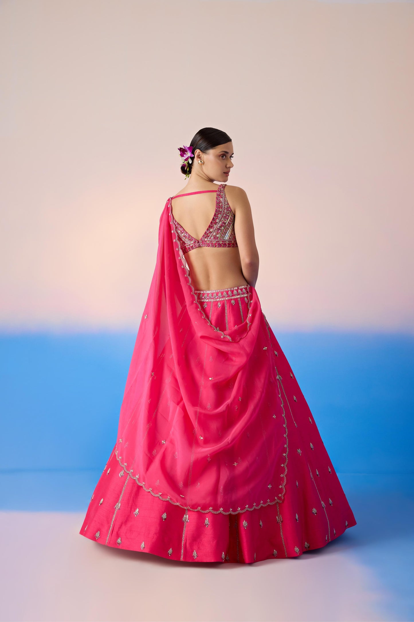 HOT PINK LEHENGA SET