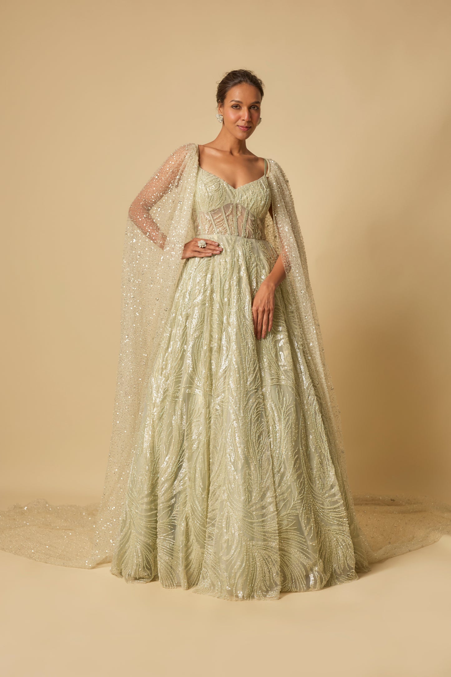 SAGE GREEN GOWN