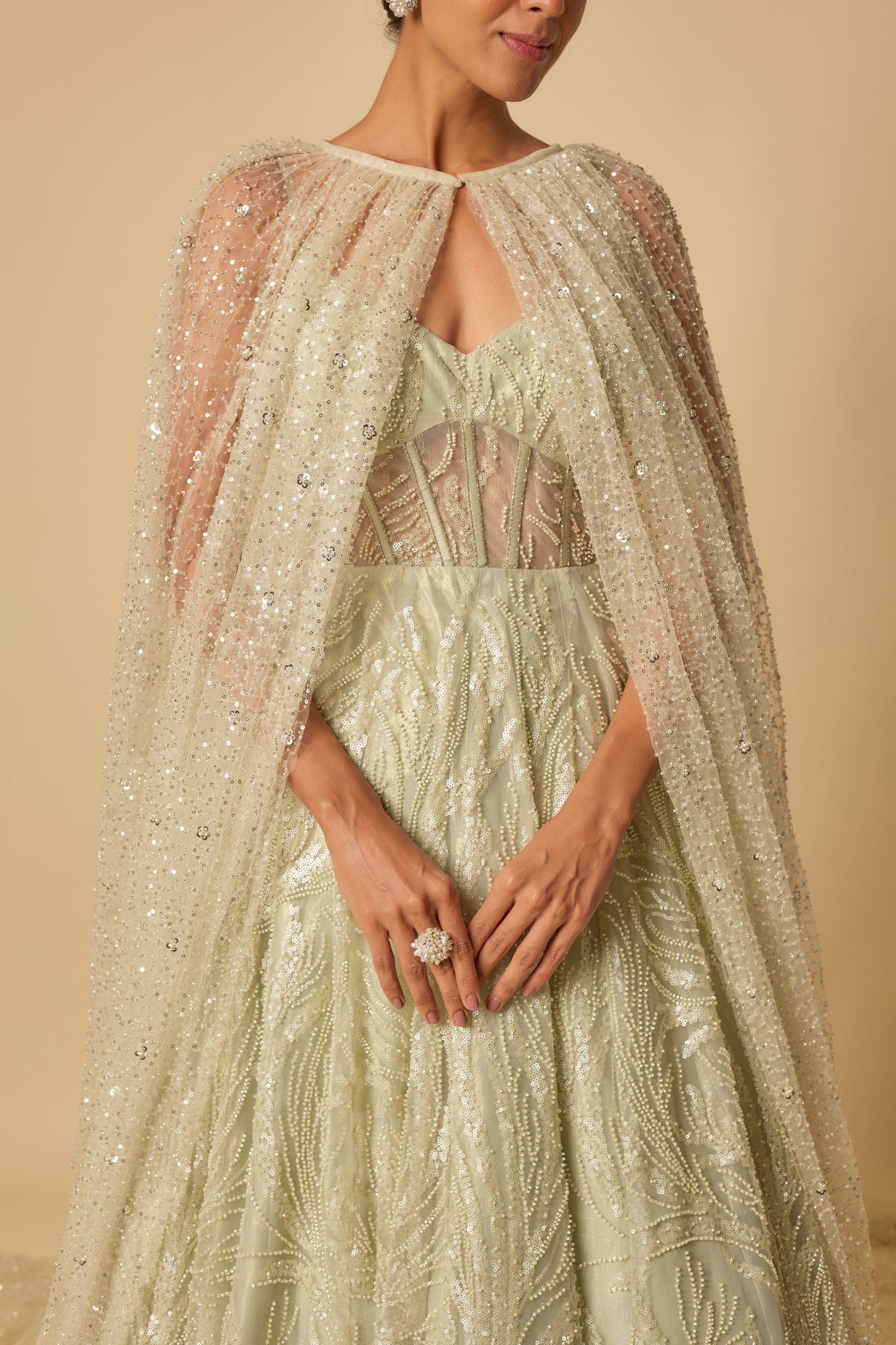SAGE GREEN GOWN