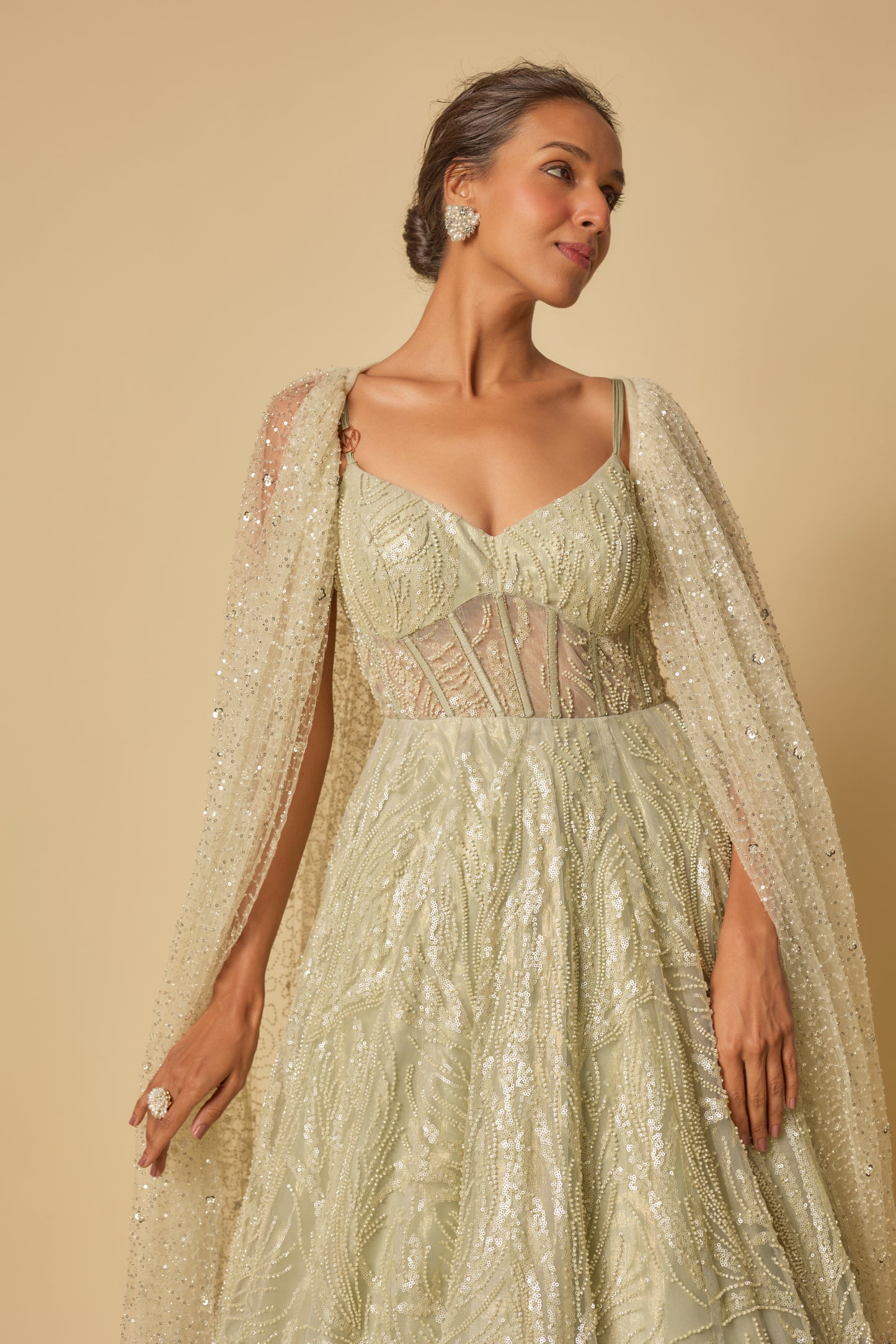 SAGE GREEN GOWN