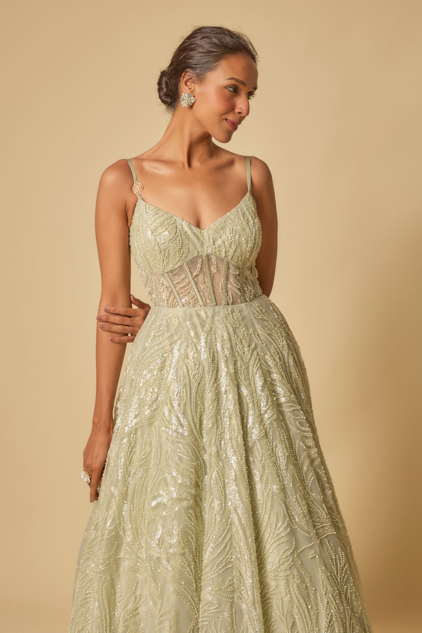 SAGE GREEN GOWN