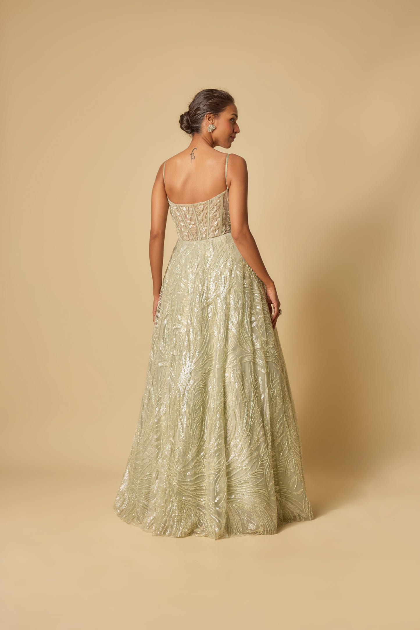 SAGE GREEN GOWN