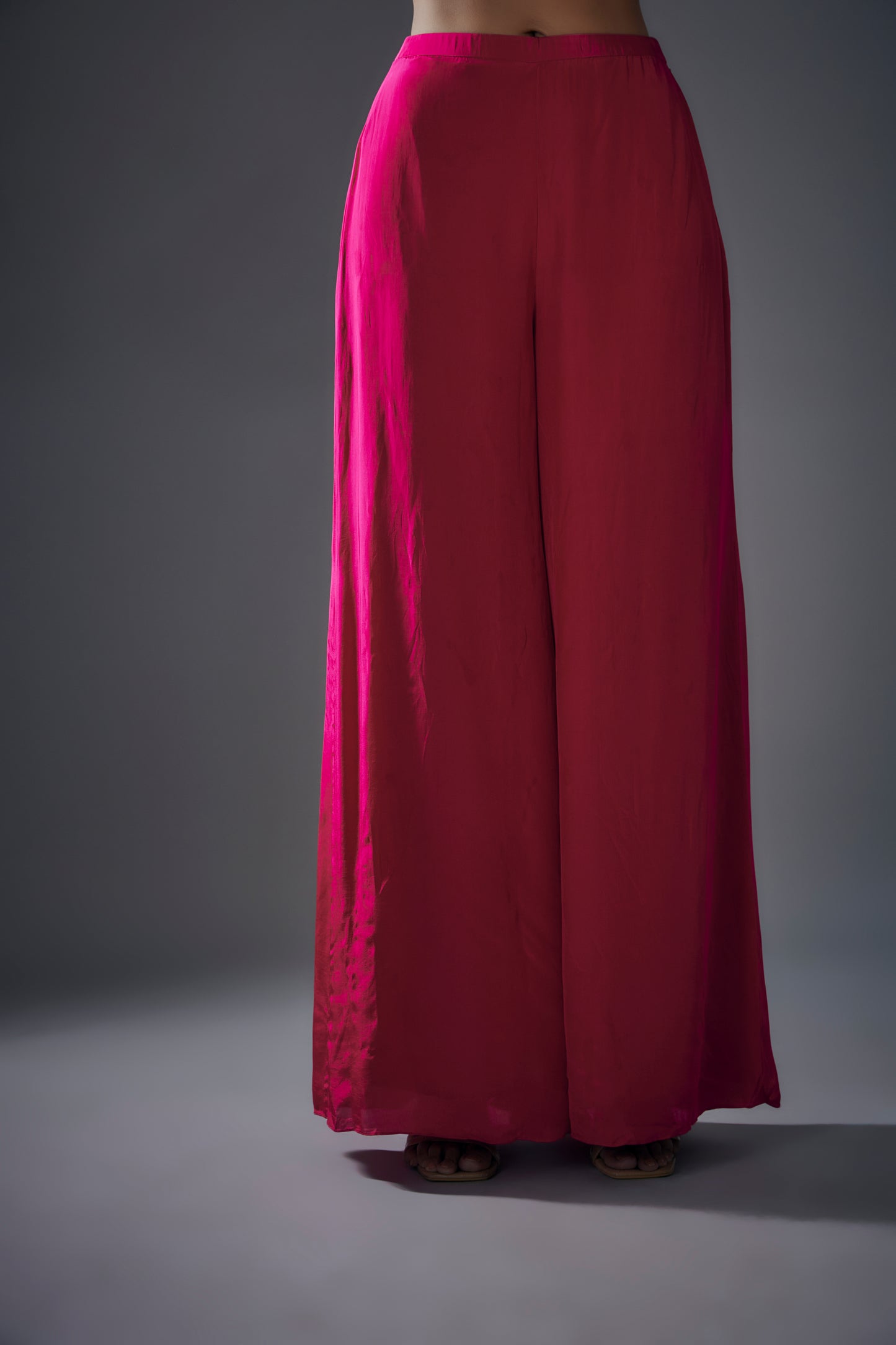 HOT PINK EMBROIDERED KURTA SET