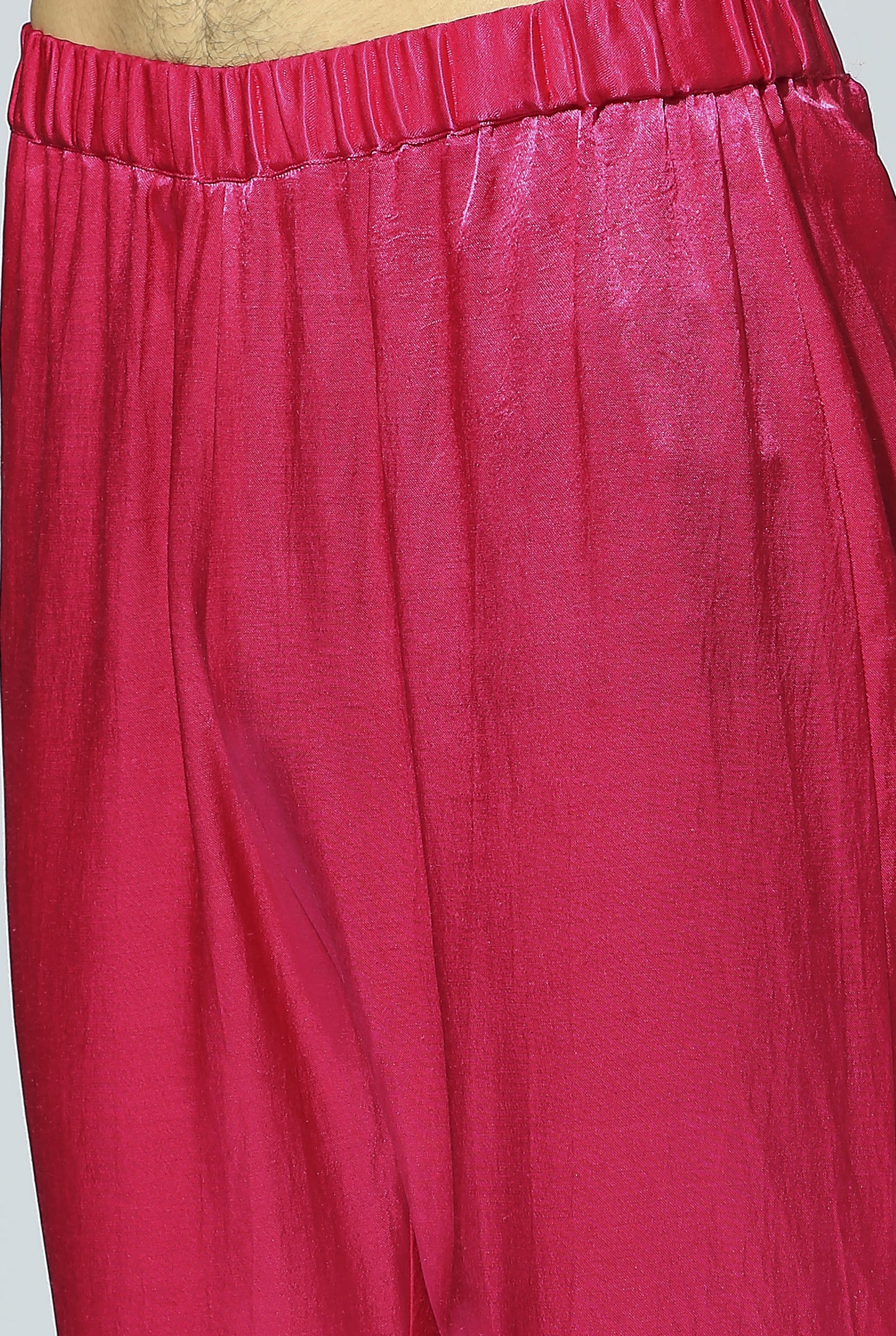 HOT PINK EMBROIDERED KURTA SET