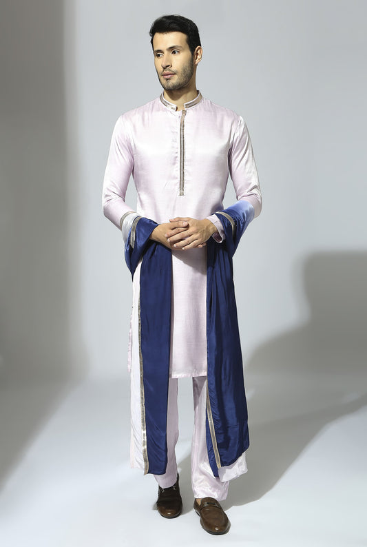 LILAC EMBROIDERED KURTA SET