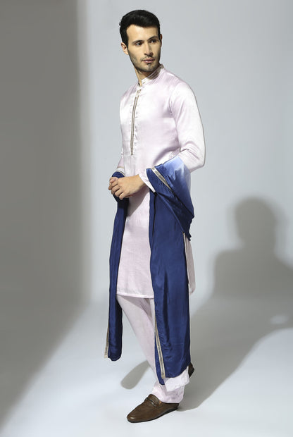 LILAC EMBROIDERED KURTA SET