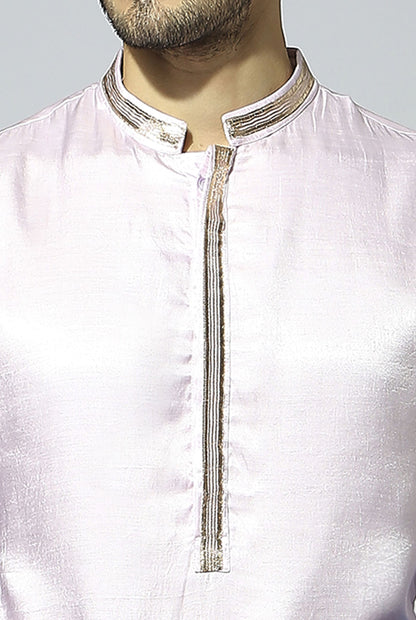 LILAC EMBROIDERED KURTA SET