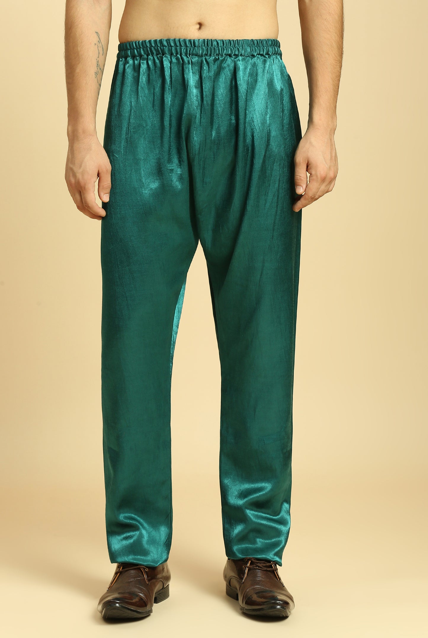 TEAL GREEN KURTA WITH PANT