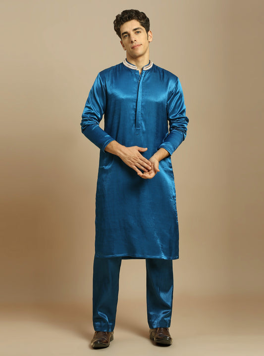 BLUE KURTA WITH PANT