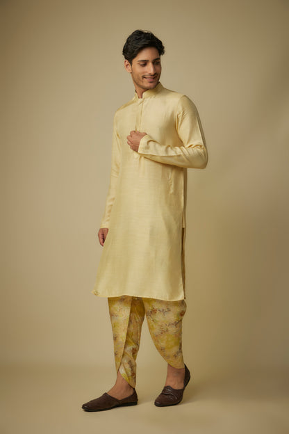 YELLOW KURTA SET