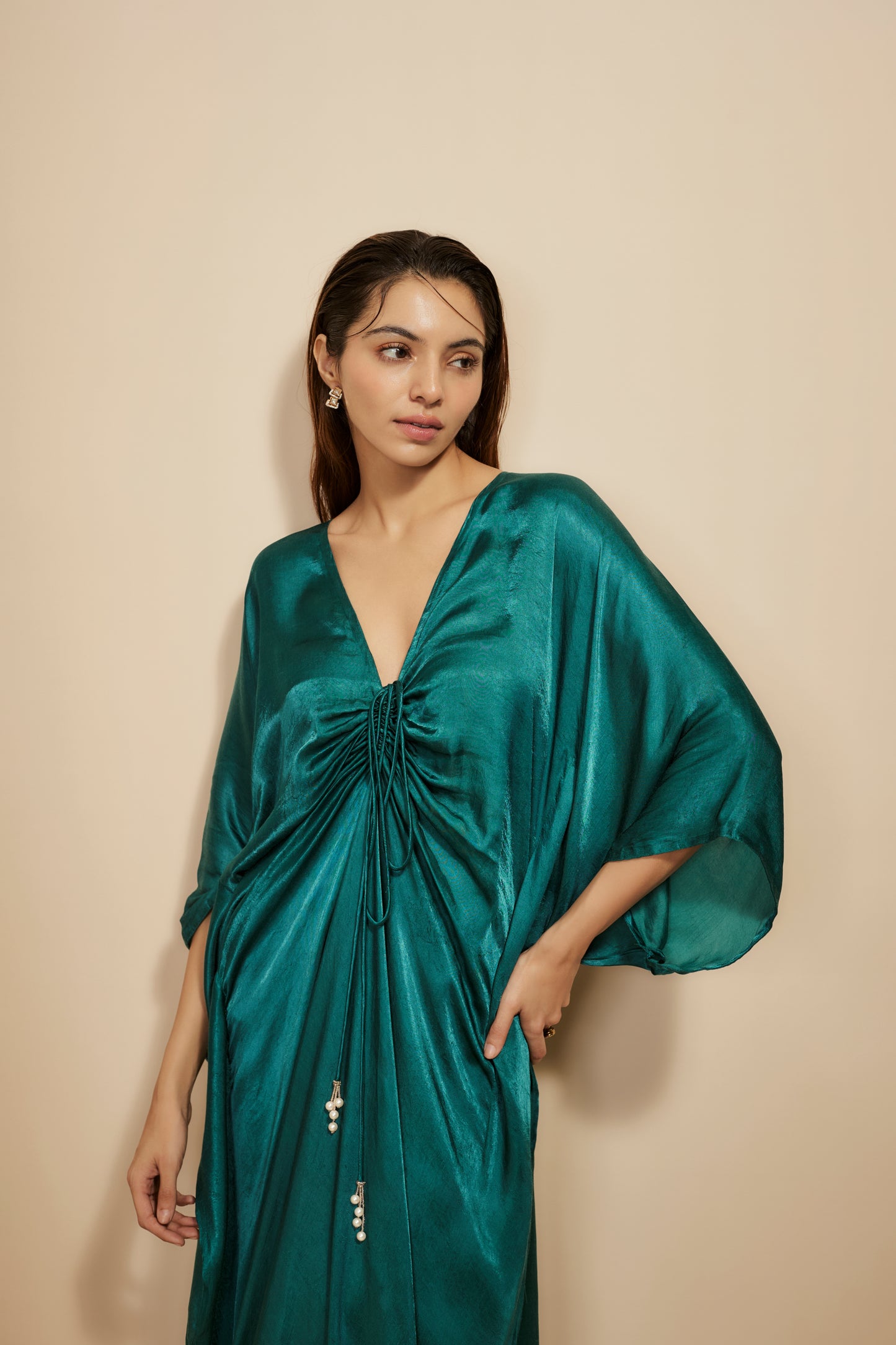 DARK GREEN KAFTAN