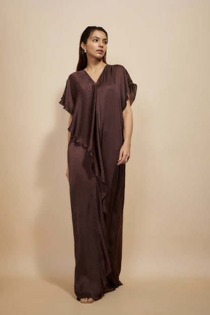 BROWN KAFTAN