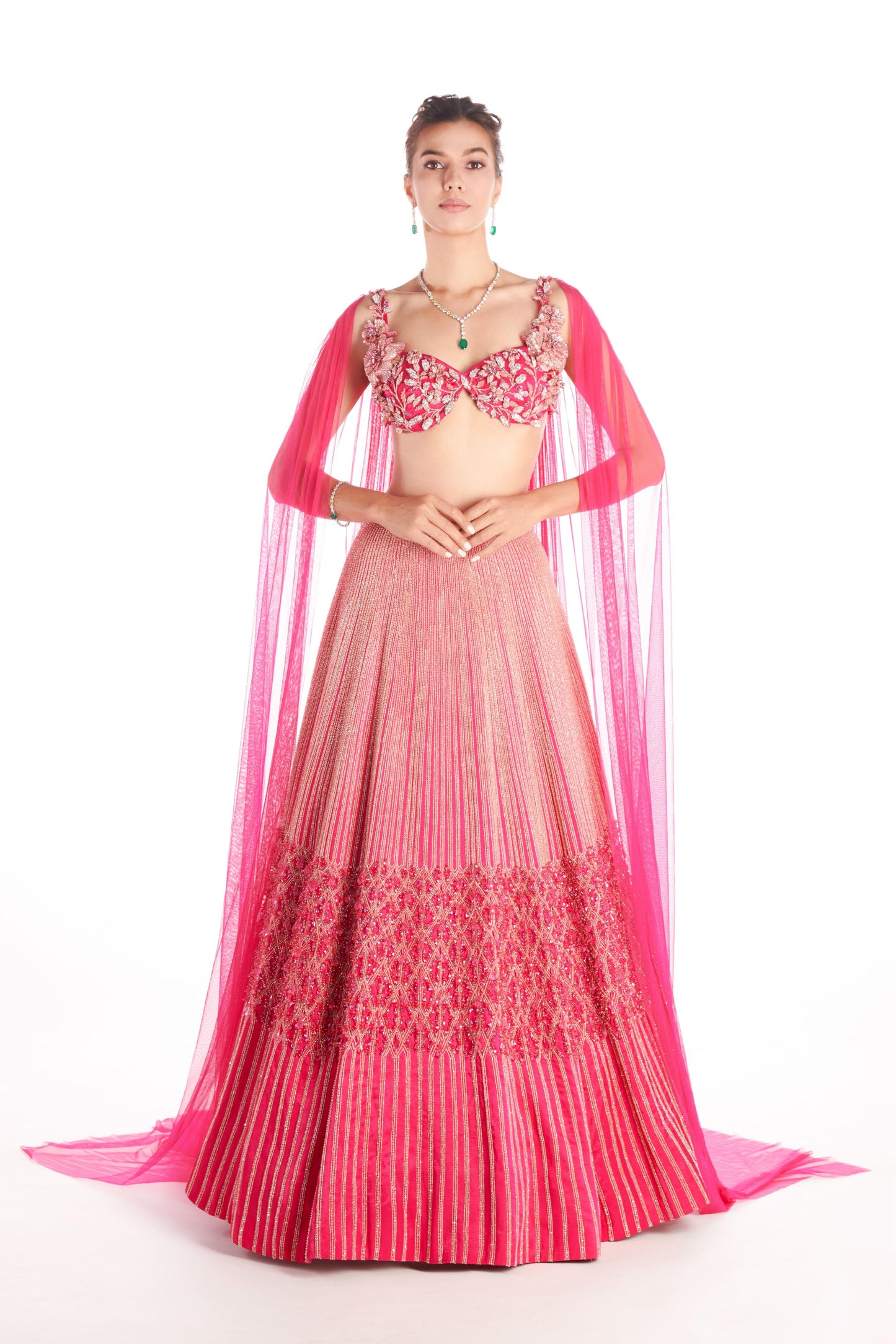 HOT PINK LEHENGA SET