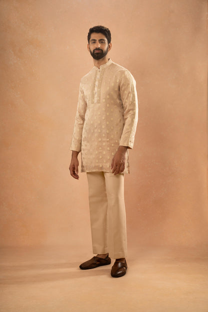 DUST PEACH  KURTA PANT SET (SET OF 2)