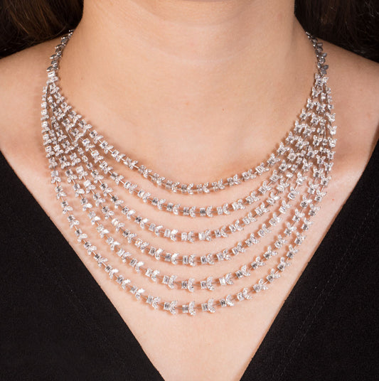 LAYERED DIAMOND NECKLACE