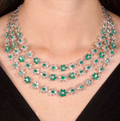 LAYERED DIAMOND NECKLACE