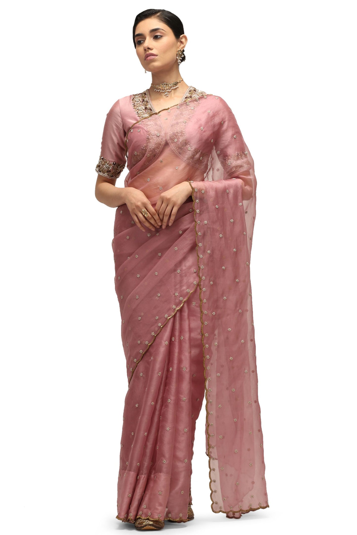 NAYANTARA SAREE  SET