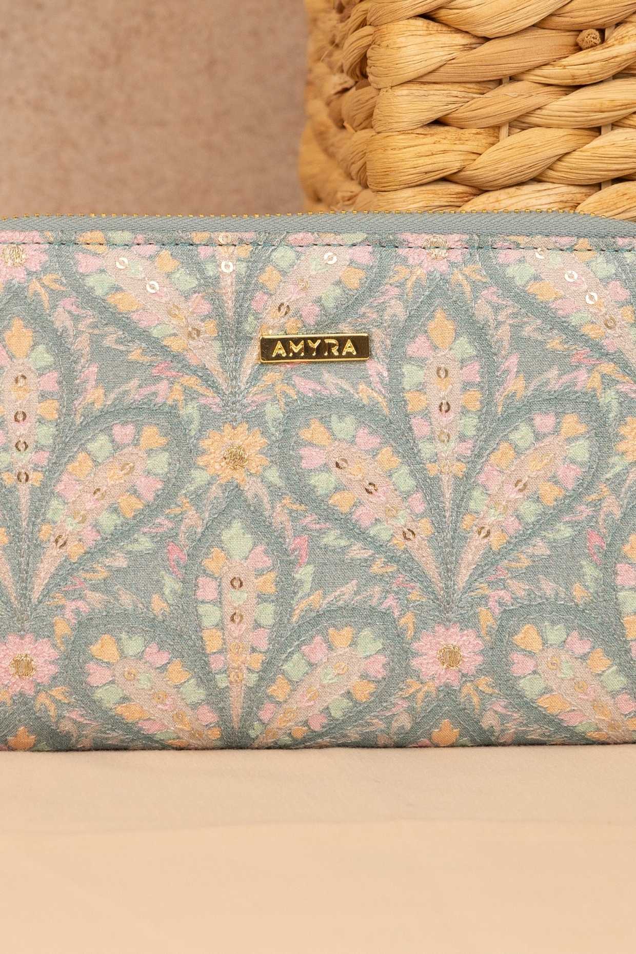 NYRAA EMBROIDERED WALLET