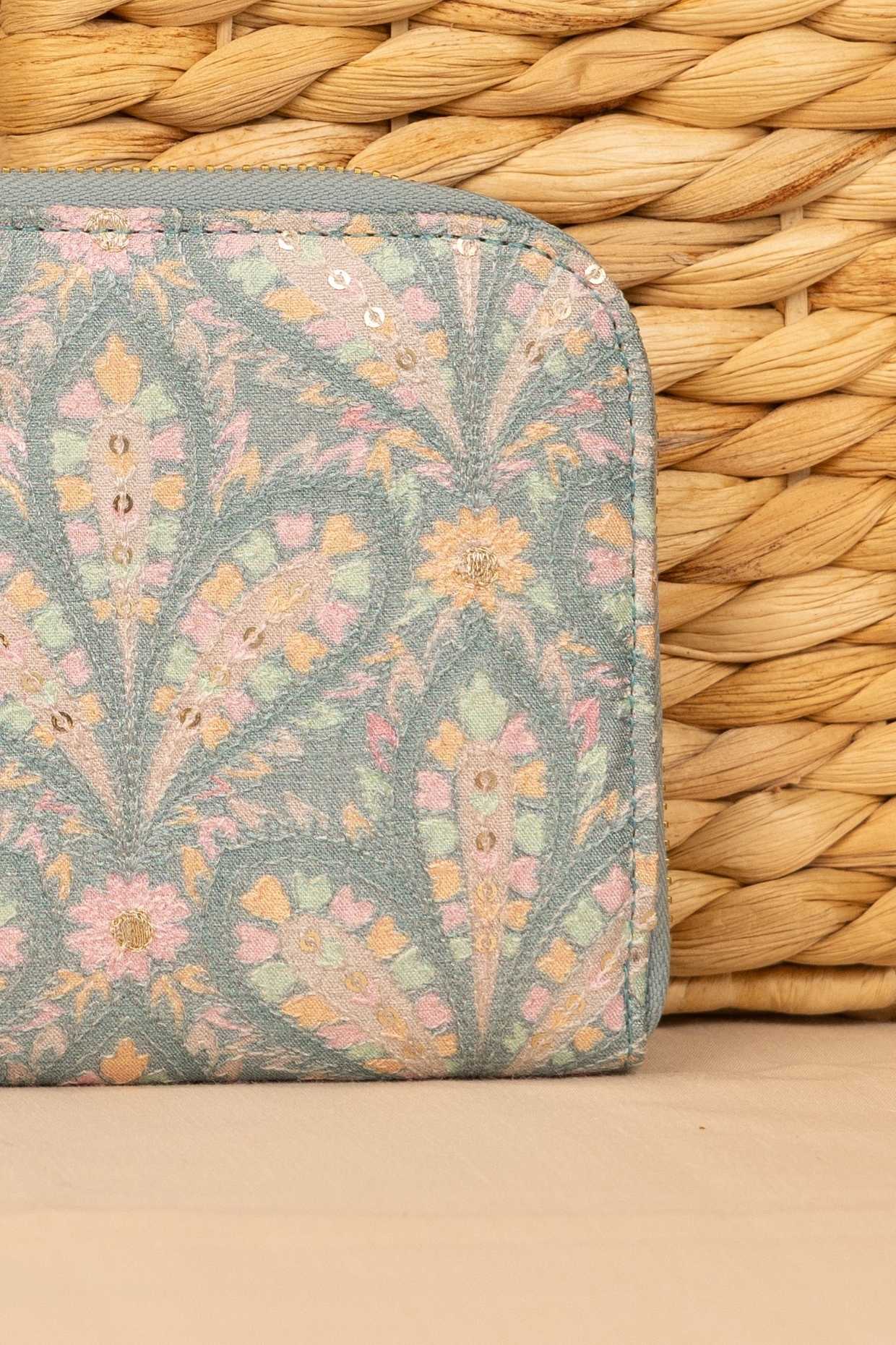 NYRAA EMBROIDERED WALLET