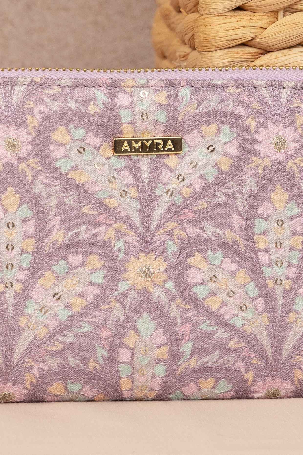 NYRAA EMBROIDERED WALLET