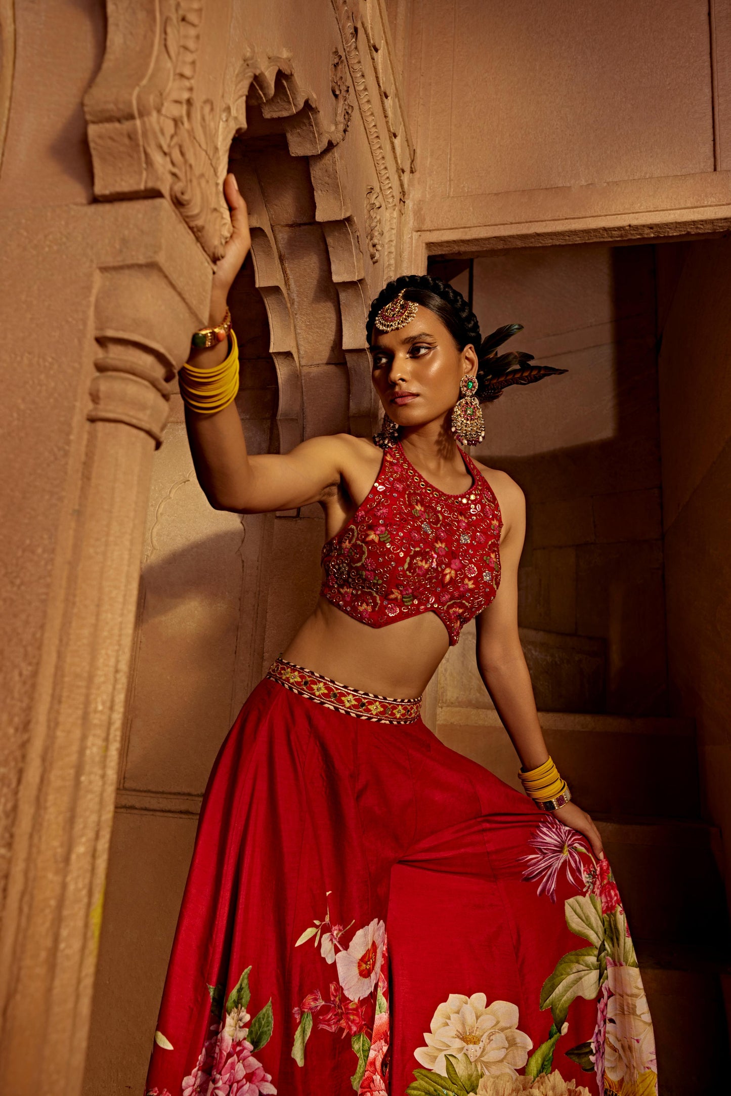 GULSHAAD SHARARA SET