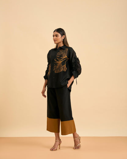 BLACK GINKGO CO ORD SET