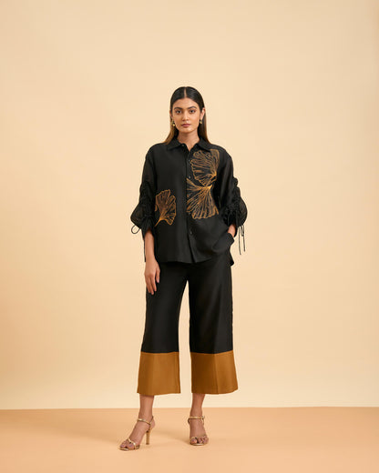 BLACK GINKGO CO ORD SET