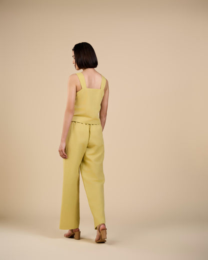DEWDROP CAMISOLE IN  LINEN