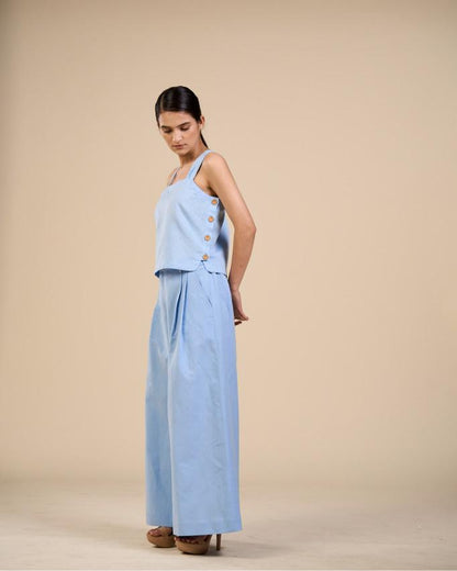 DEWDROP CAMISOLE IN  LINEN