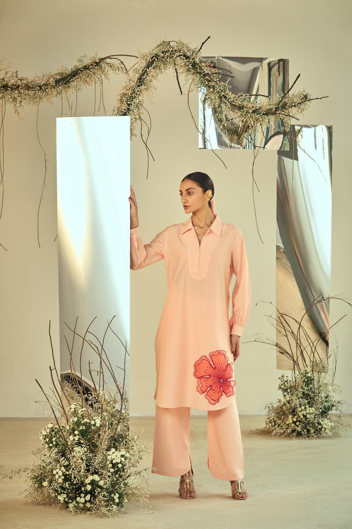 PEACH PARADISE SUIT SET