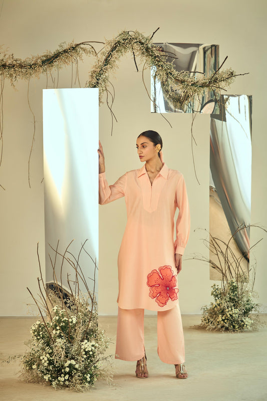 PEACH PARADISE SUIT SET