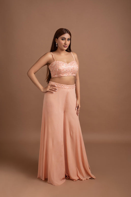 PEACH PANT SET