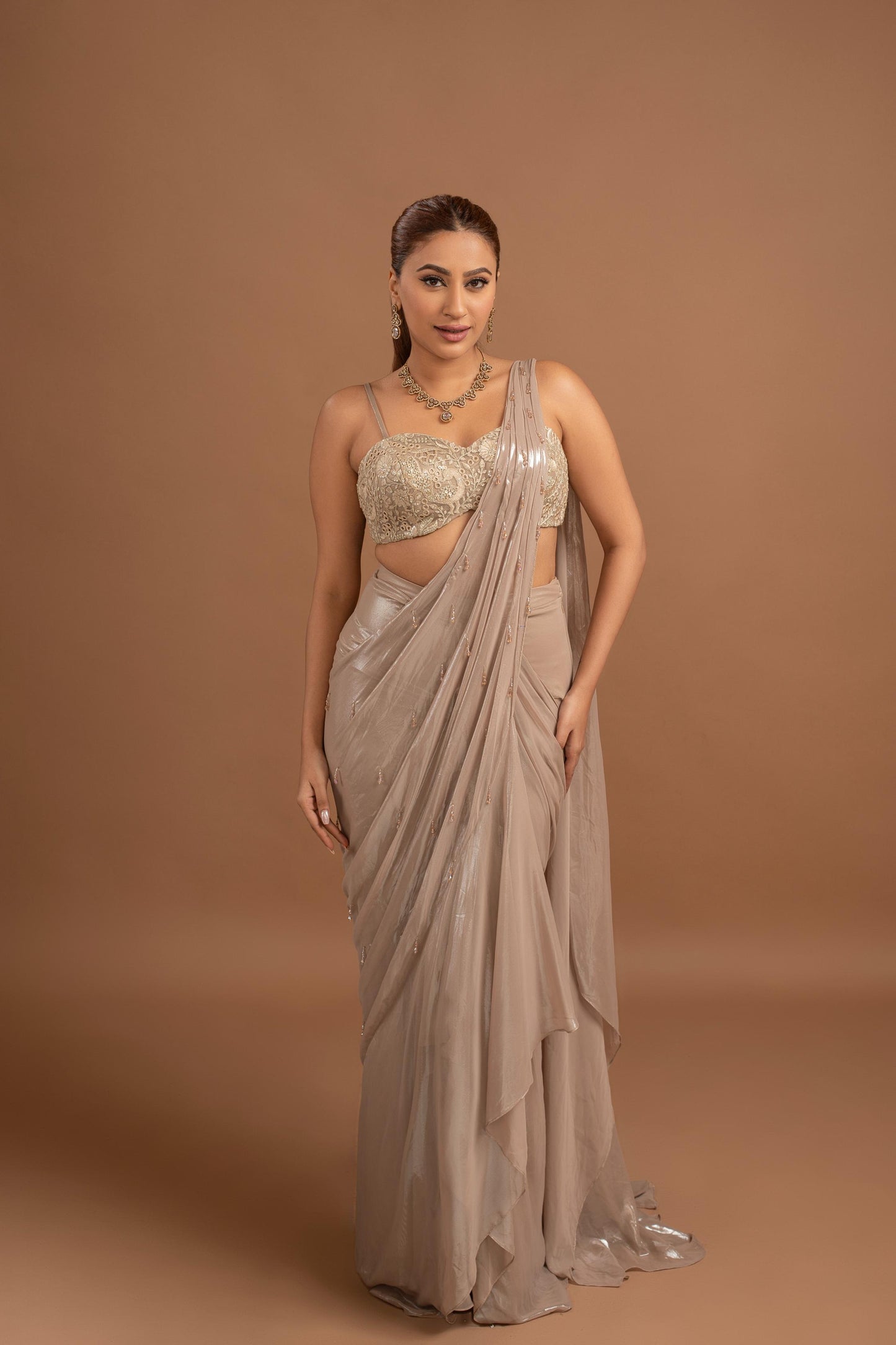 GOLDEN SAREE SET