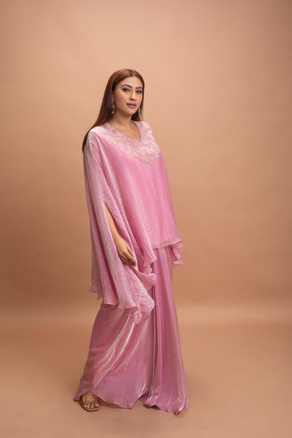 LIGHT PINK SKIRT SET