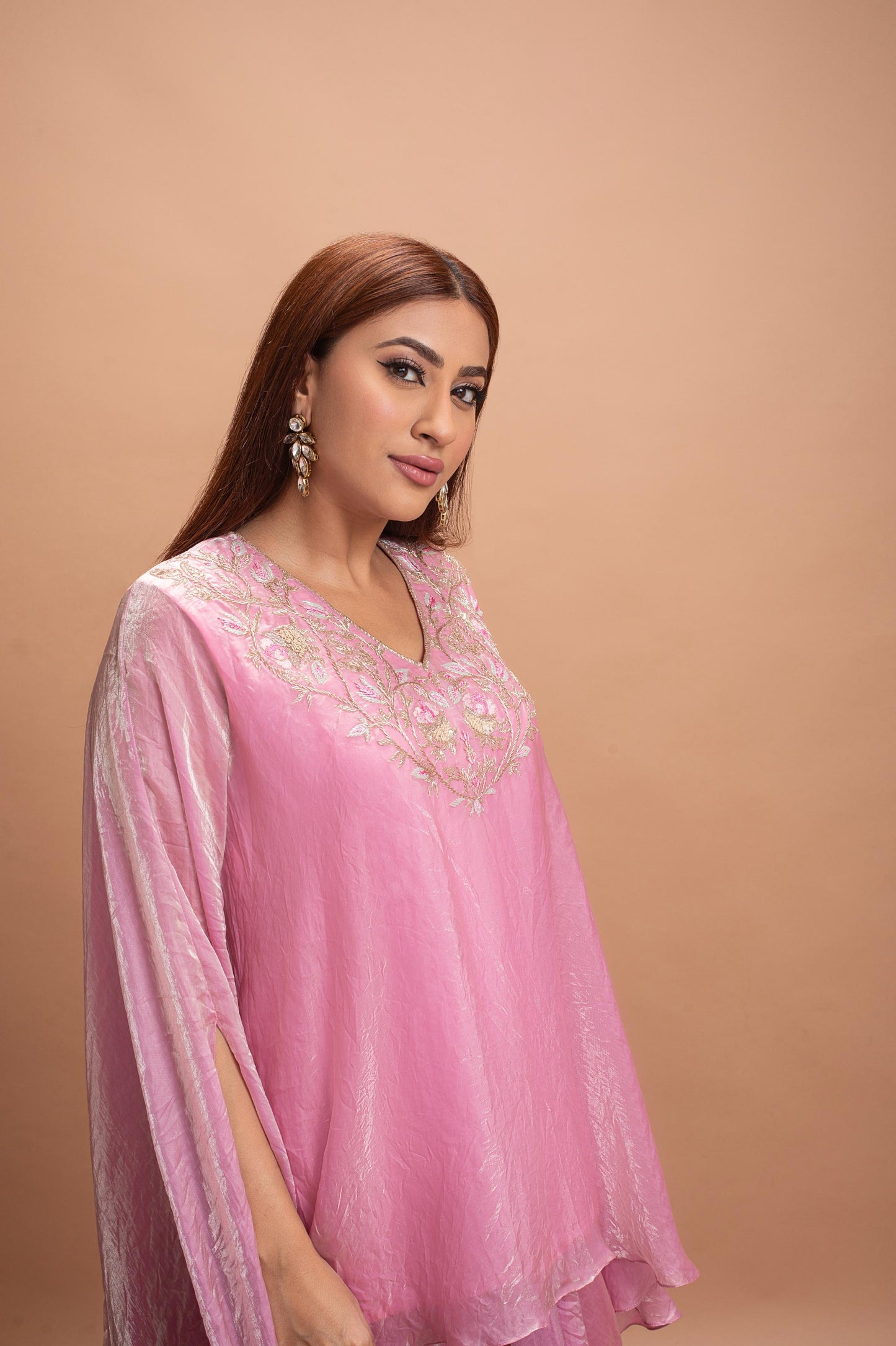 LIGHT PINK SKIRT SET