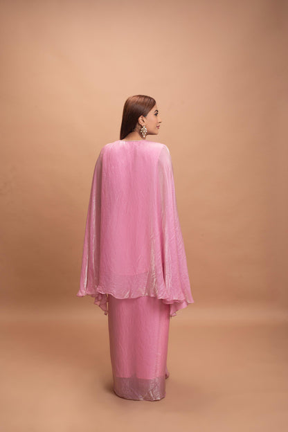 LIGHT PINK SKIRT SET