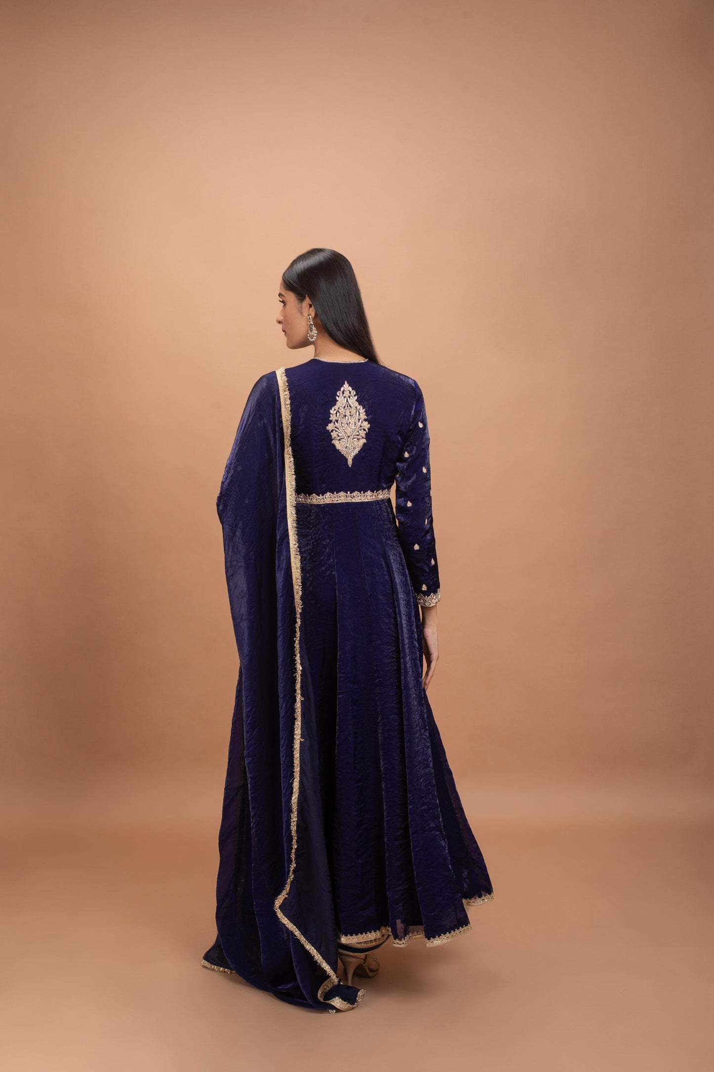 DARK BLUE KURTA SET