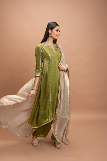 LIGHT GREEN KURTA SET