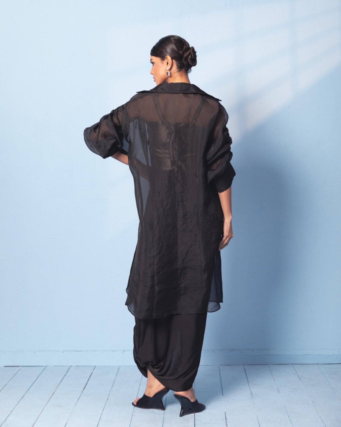 BLACK SKIRT SET