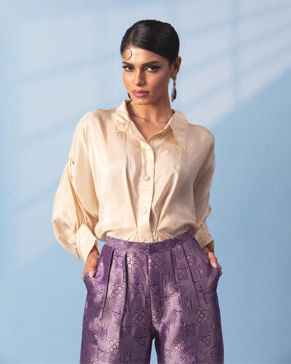 PURPLE PANT SET