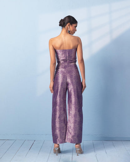 PURPLE TROUSER SET
