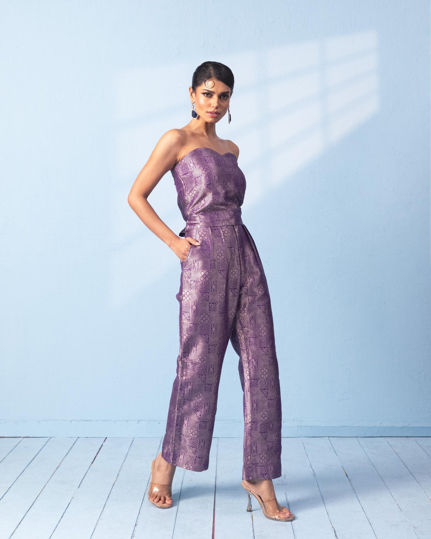 PURPLE TROUSER SET
