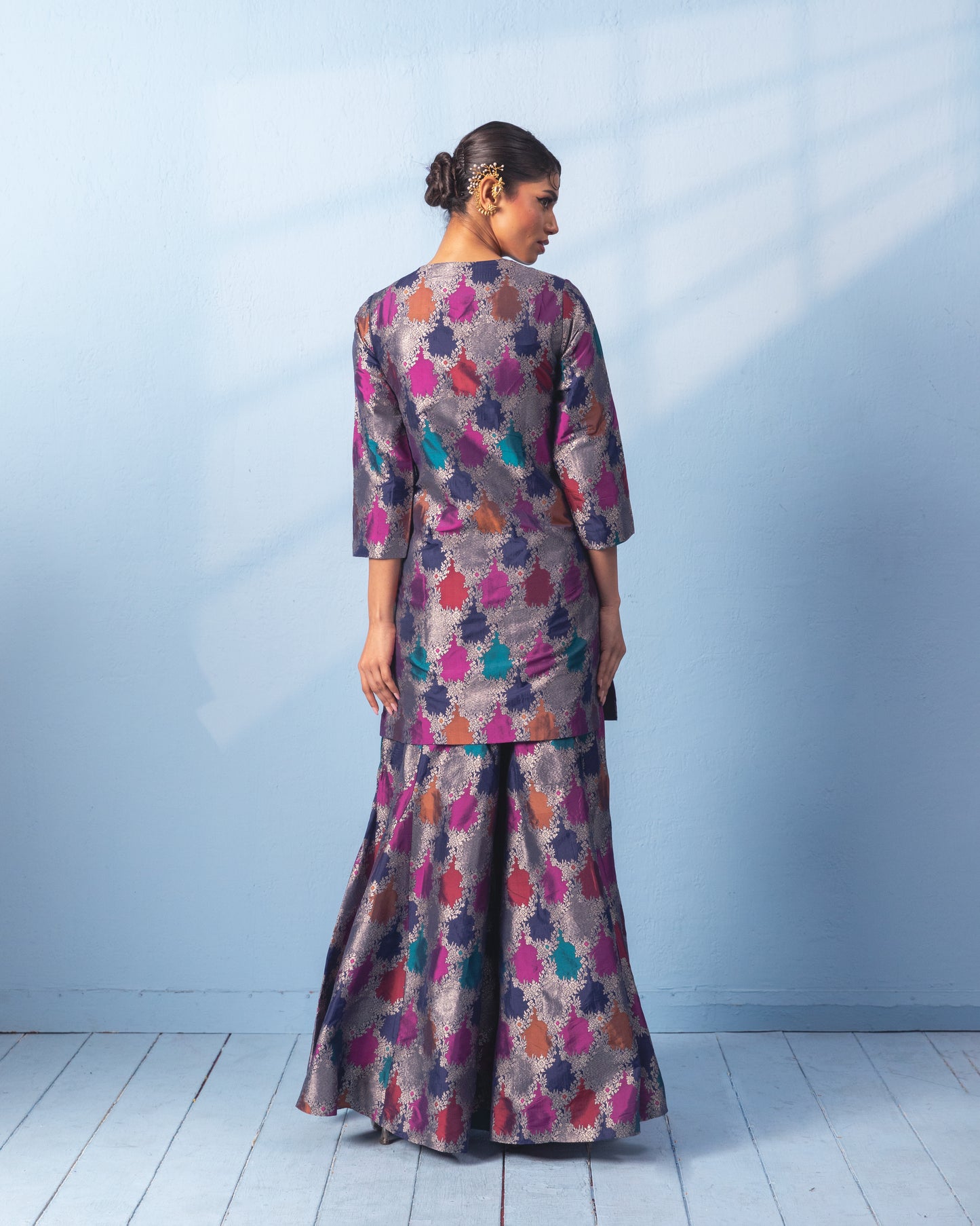 MULTI COLOR SHARARA SET