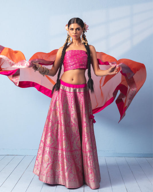 PINK LEHENGA SET